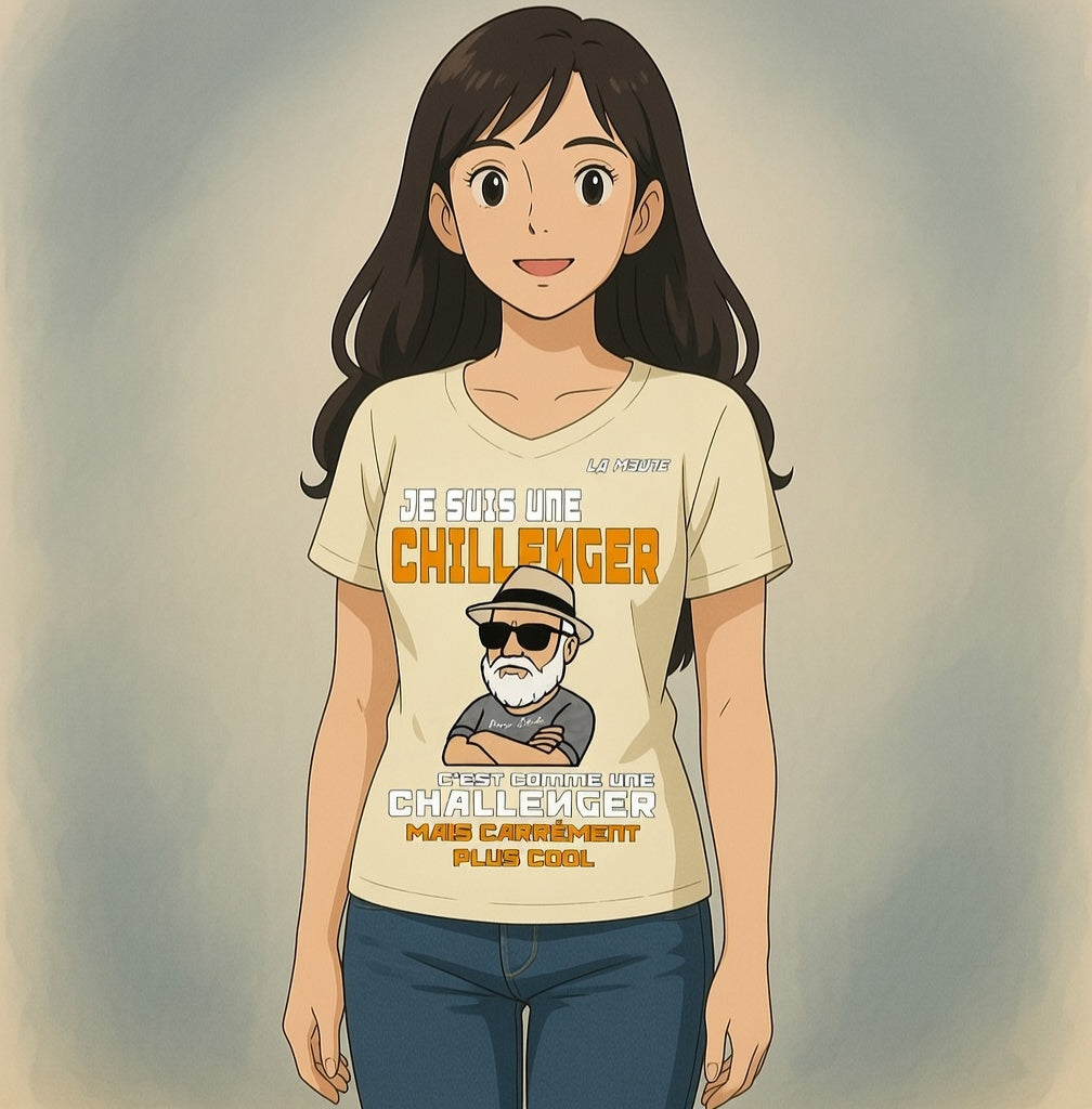 T-shirt manche courte femme "chillenger"