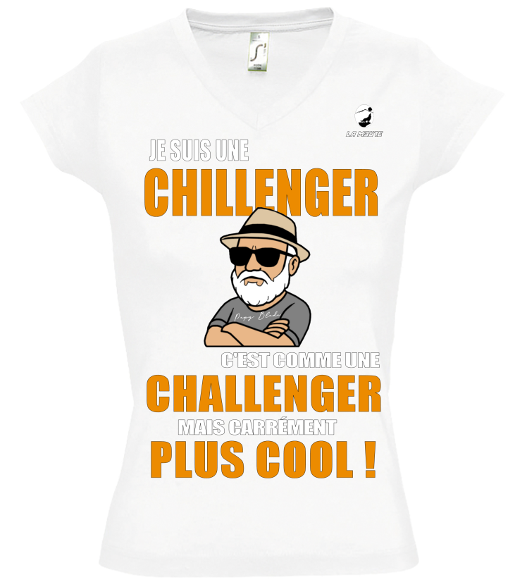 T-shirt manche courte femme "chillenger"