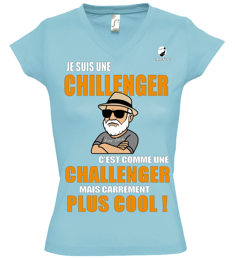 T-shirt manche courte femme "chillenger"