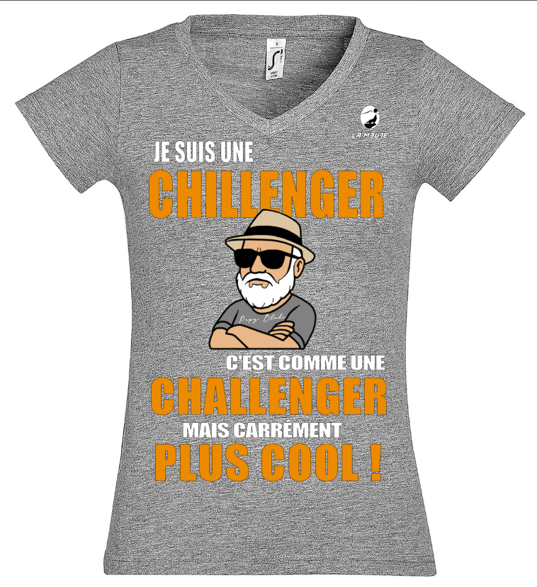 T-shirt manche courte femme "chillenger"