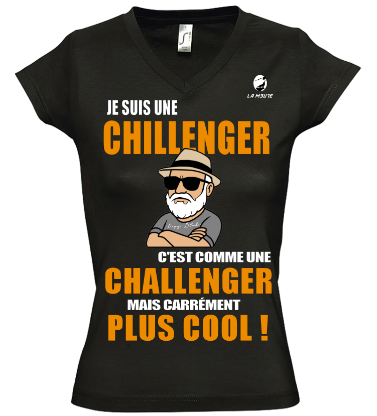 T-shirt manche courte femme "chillenger"