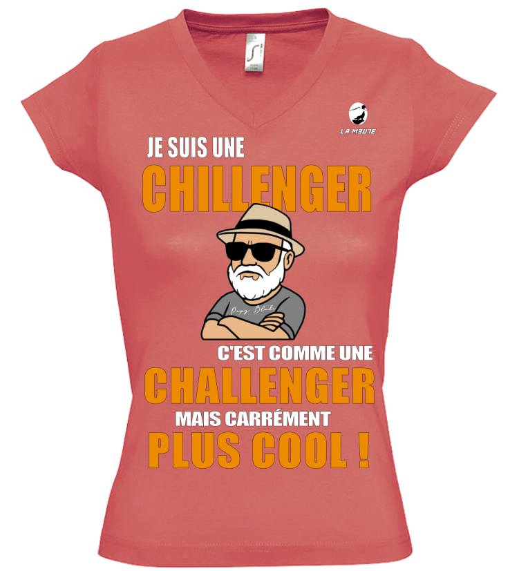 T-shirt manche courte femme "chillenger"