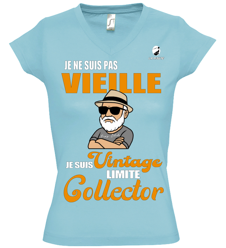 t-shirt manche courte femme "collector"