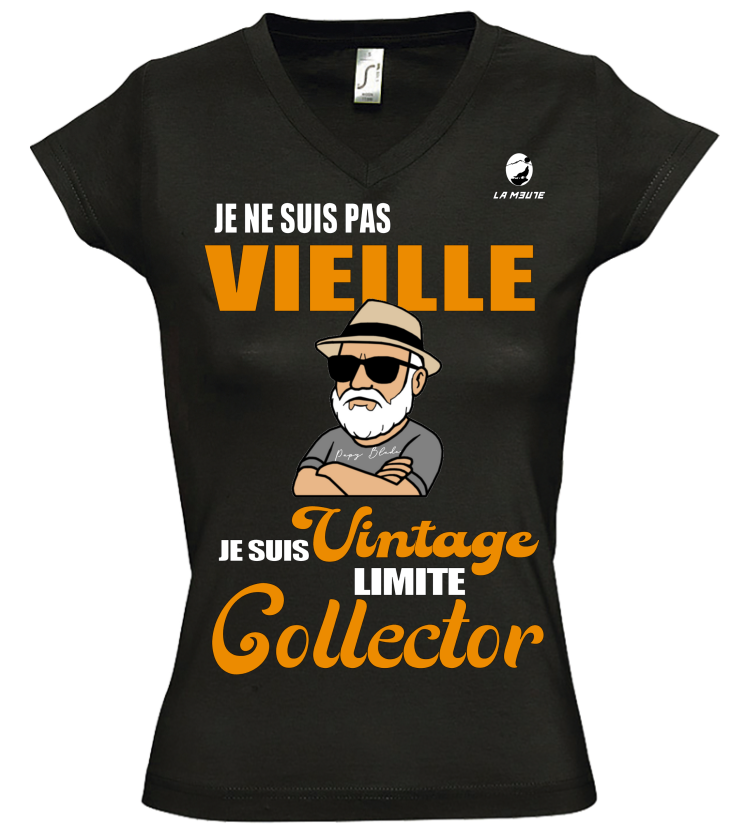 t-shirt manche courte femme "collector"