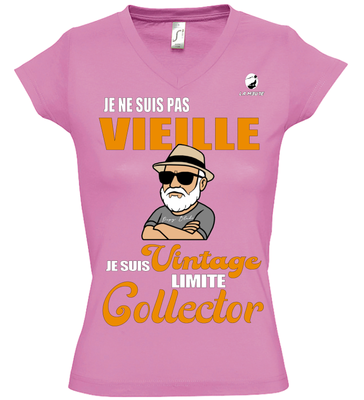 t-shirt manche courte femme "collector"