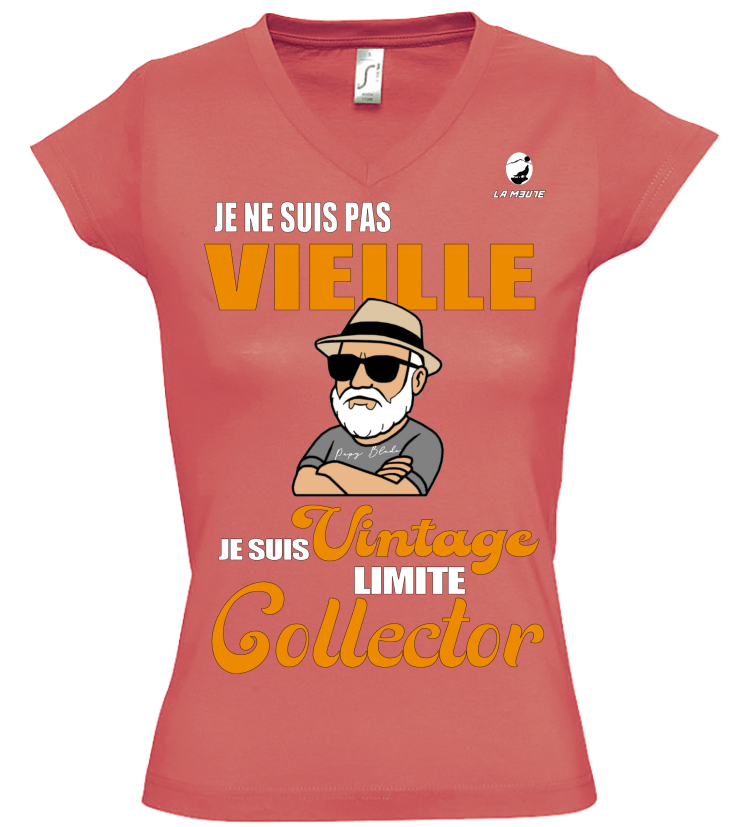 t-shirt manche courte femme "collector"
