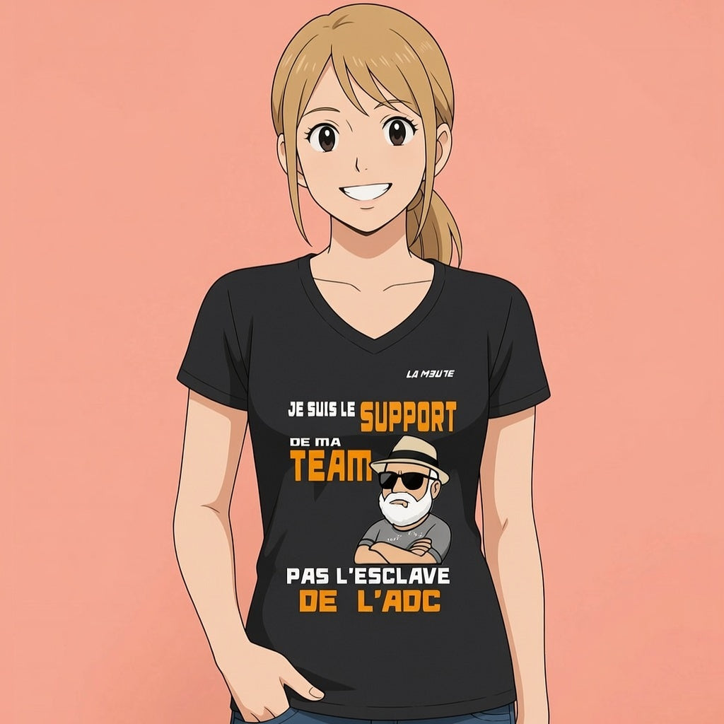 t-shirt manche courte femme "support"
