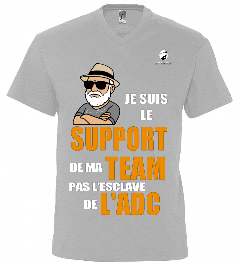 T-shirt manche courte homme "support"