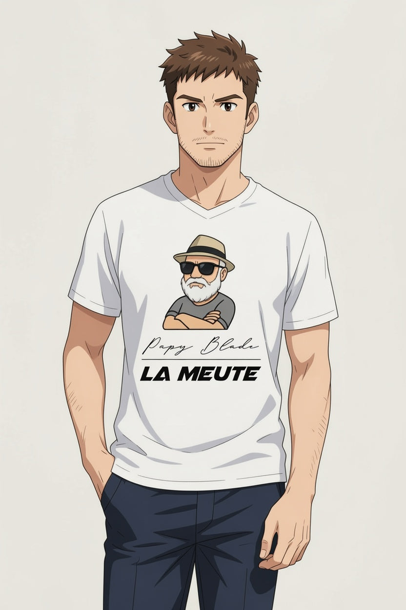 T-shirt manche courte homme "la meute"