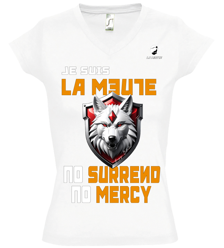 t-shirt manche courte femme "no mercy"