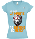 t-shirt manche courte femme "no mercy"