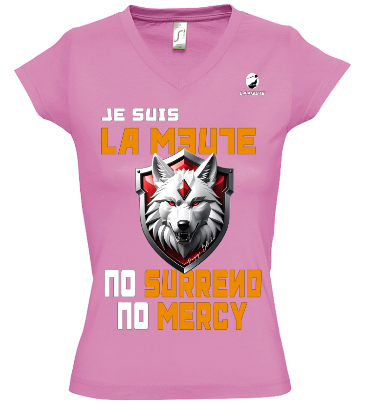t-shirt manche courte femme "no mercy"