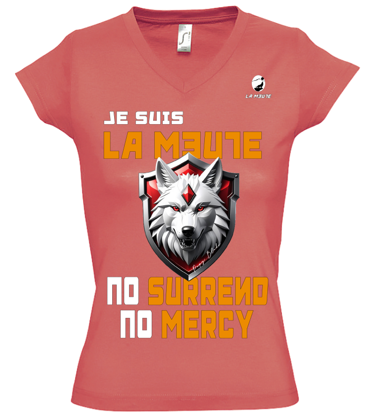 t-shirt manche courte femme "no mercy"