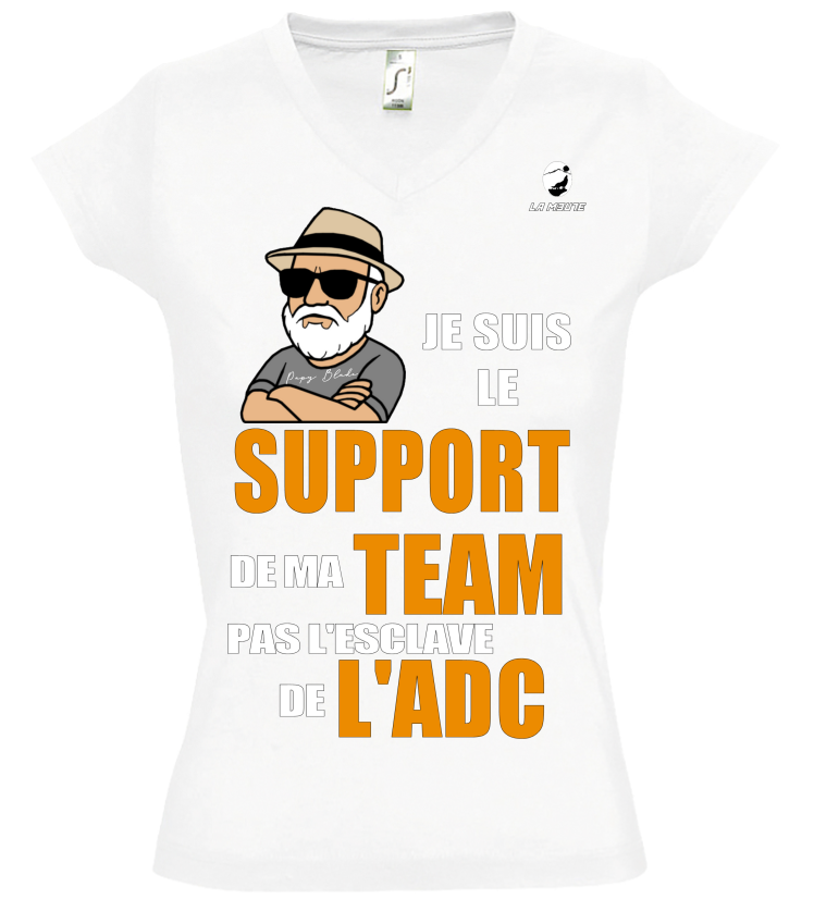t-shirt manche courte femme "support"