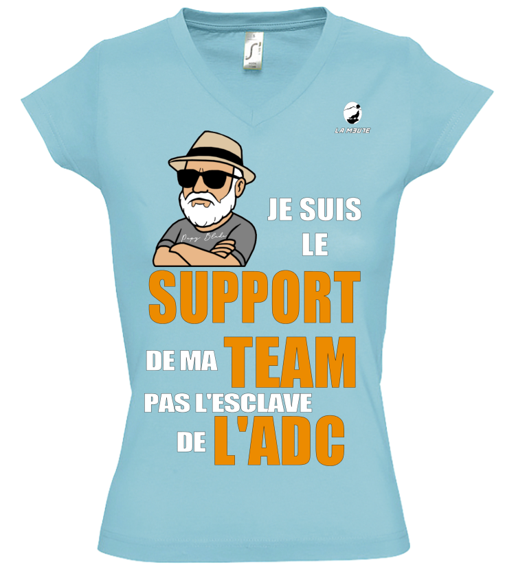 t-shirt manche courte femme "support"