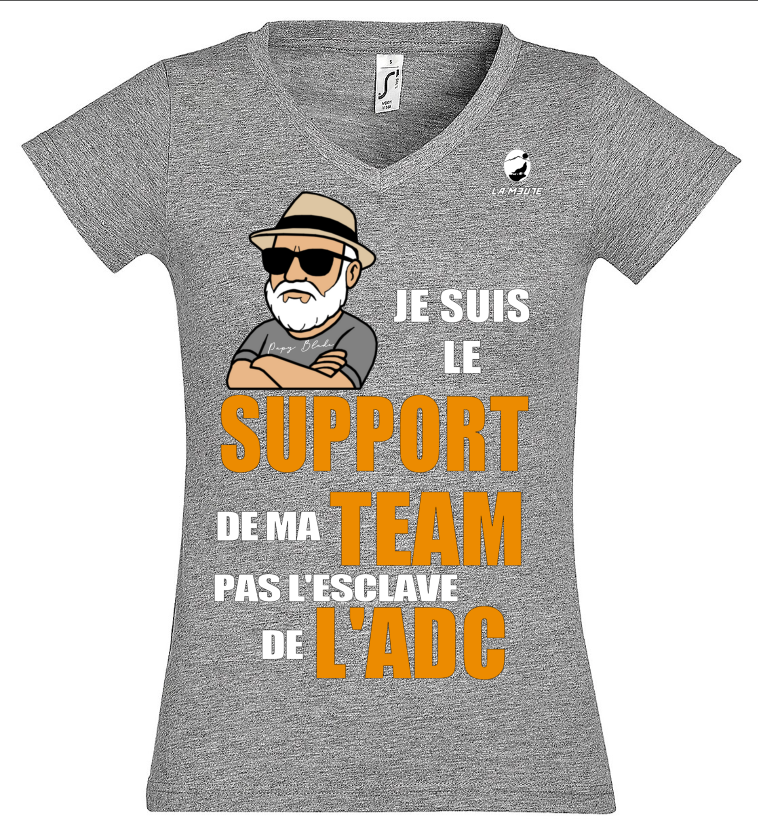 t-shirt manche courte femme "support"