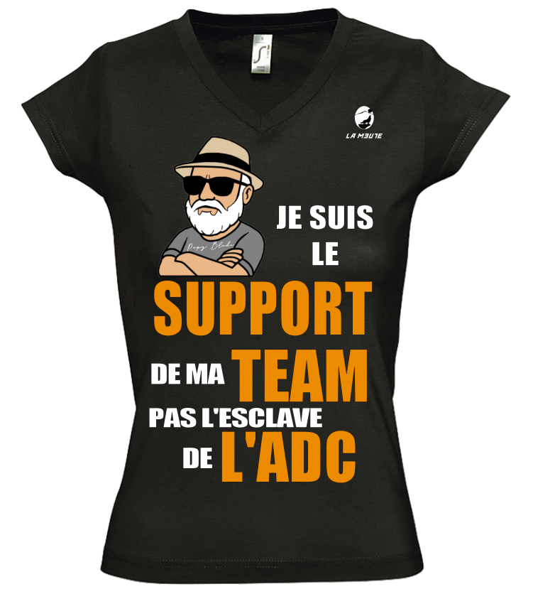 t-shirt manche courte femme "support"
