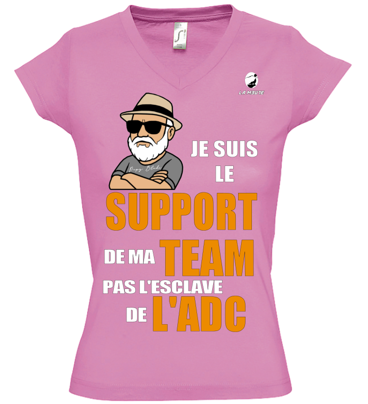 t-shirt manche courte femme "support"