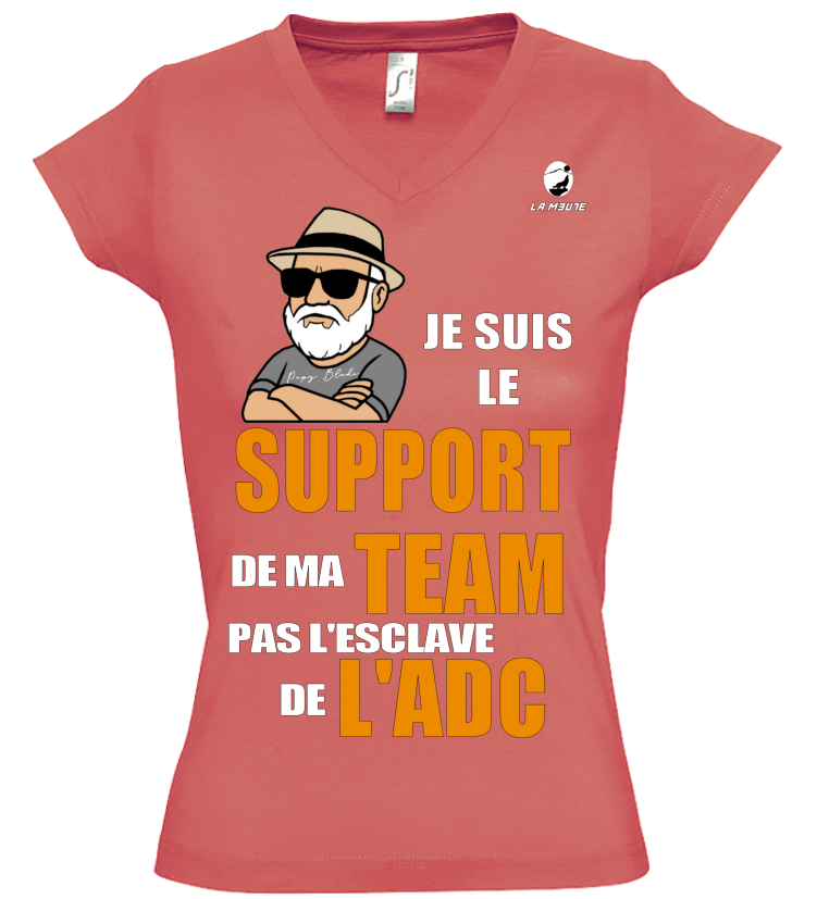 t-shirt manche courte femme "support"