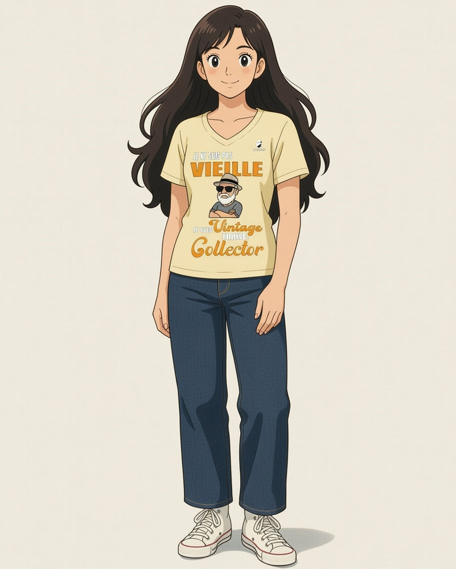 t-shirt manche courte femme "collector"